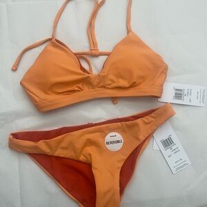 Hurley Orange Bikini Set Swimwear